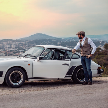 L'Intemporel Homme - Gant de conduite artisanal pour homme en cuir