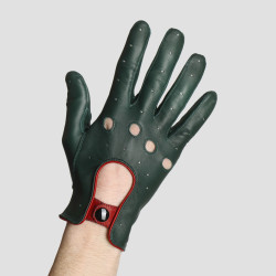 Gants conduite homme cuir sale